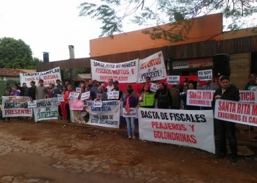 Autoridades Santarriteñas se suman al repudio a ola de inseguridad