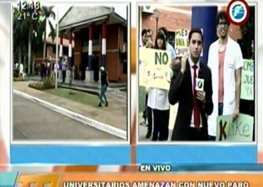 Universitarios amenazan retomar paro