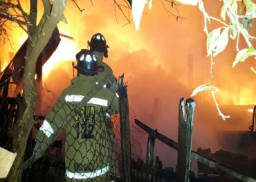 Incendio total de vivienda en Minga Guazú