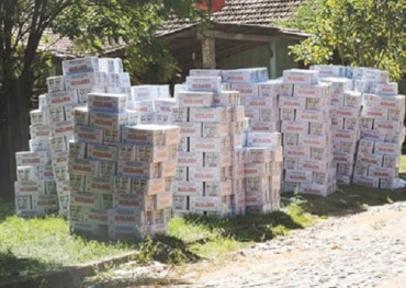 Abandonan en plena calle más de 38 mil litros de leche para merienda escolar en Mallorquín