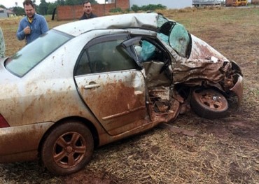 Choque deja a un automovilista gravemente herido